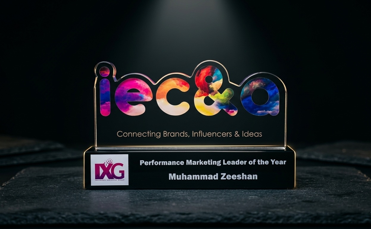 Performance Marketing Leader of the Year 2025 trophy